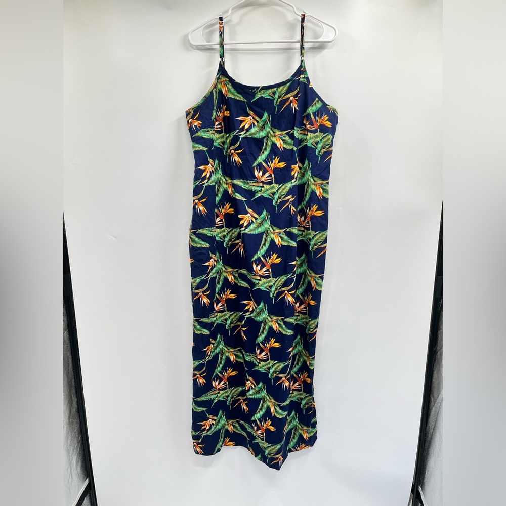 Hawaiian Original Hilo Hatter Summer Sleeveless Floral Maxi Dress Size 18